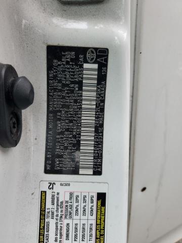 2T1BU40E89C157018 - 2009 TOYOTA COROLLA BASE Ağ foto 12