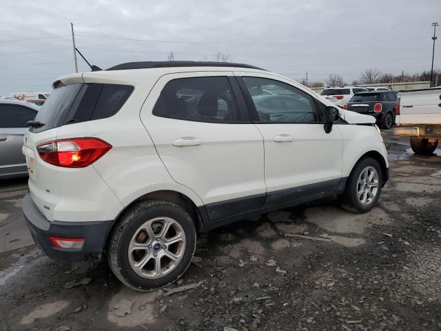 MAJ3S2GE7KC307077 - 2019 FORD ECOSPORT SE WHITE photo 3