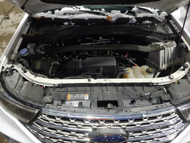 1FMSK8FH4PGB25613 - 2023 FORD EXPLORER LIMITED WHITE photo 12