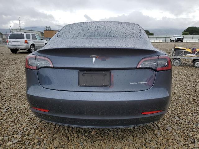5YJ3E1EB0NF320796 - 2022 TESLA MODEL 3 გრაფიტი ფოტო 6
