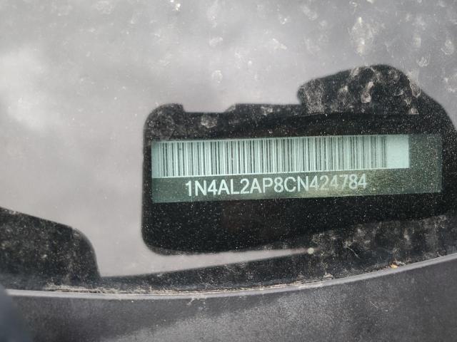 1N4AL2AP8CN424784 - 2012 NISSAN ALTIMA BASE შავი ფოტო 12