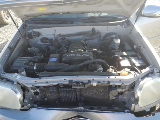 5TBDT44136S547765 - 2006 TOYOTA TUNDRA DOUBLE CAB SR5 SILVER photo 11