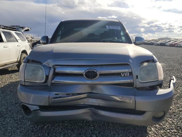 5TBDT44136S547765 - 2006 TOYOTA TUNDRA DOUBLE CAB SR5 SILVER photo 5