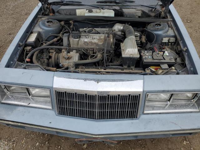 1C3BC56E7FF223422 - 1985 CHRYSLER LEBARON GRAY photo 11