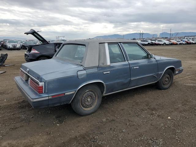 1C3BC56E7FF223422 - 1985 CHRYSLER LEBARON GRAY photo 3