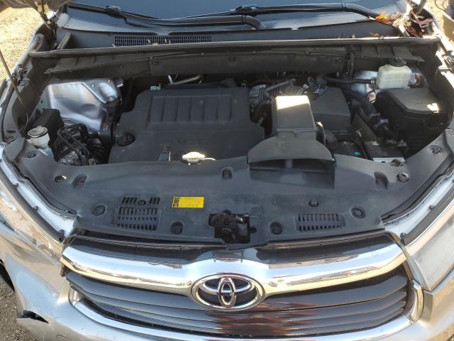 5TDJKRFH4FS191962 - 2015 TOYOTA HIGHLANDER XLE ვერცხლისფერი ფოტო 12