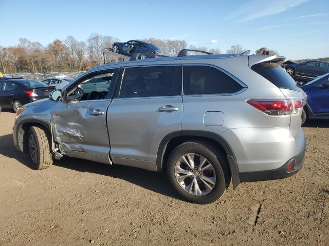 5TDJKRFH4FS191962 - 2015 TOYOTA HIGHLANDER XLE ვერცხლისფერი ფოტო 2