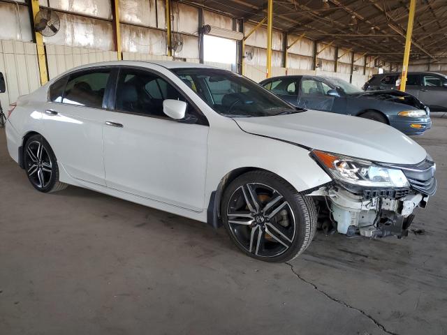 1HGCR2F58GA132138 - 2016 HONDA ACCORD SPORT WHITE photo 4
