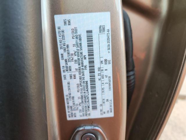 1FMCU9J97LUA06096 - 2020 FORD ESCAPE TITANIUM BROWN photo 13