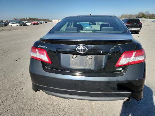 4T1BK3EKXAU111224 - 2010 TOYOTA CAMRY SE BLACK photo 6