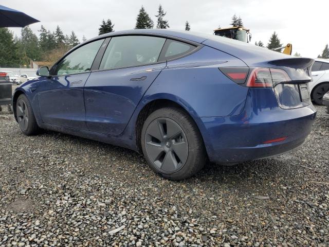 5YJ3E1EA0PF663201 - 2023 TESLA MODEL 3 蓝色 照片 2