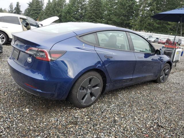 5YJ3E1EA0PF663201 - 2023 TESLA MODEL 3 蓝色 照片 3