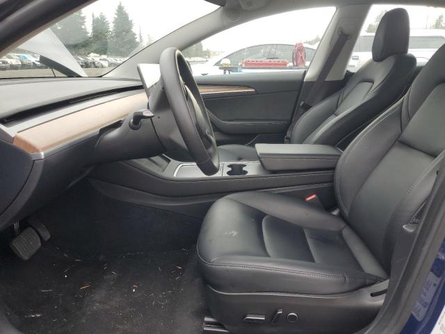 5YJ3E1EA0PF663201 - 2023 TESLA MODEL 3 蓝色 照片 7