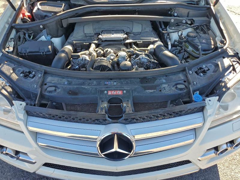4JGBF7BE6AA611425 - 2010 MERCEDES-BENZ GL 450 4MATIC WHITE photo 12