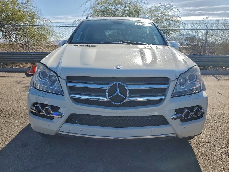 4JGBF7BE6AA611425 - 2010 MERCEDES-BENZ GL 450 4MATIC WHITE photo 5