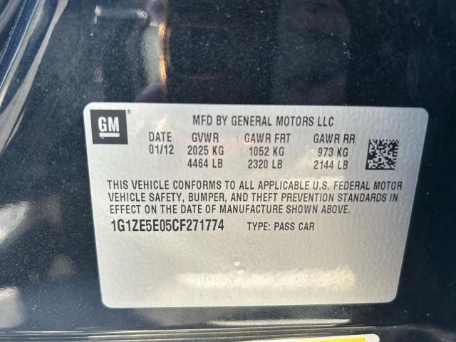 1G1ZE5E05CF271774 - 2012 CHEVROLET MALIBU LTZ 黑色 照片 10