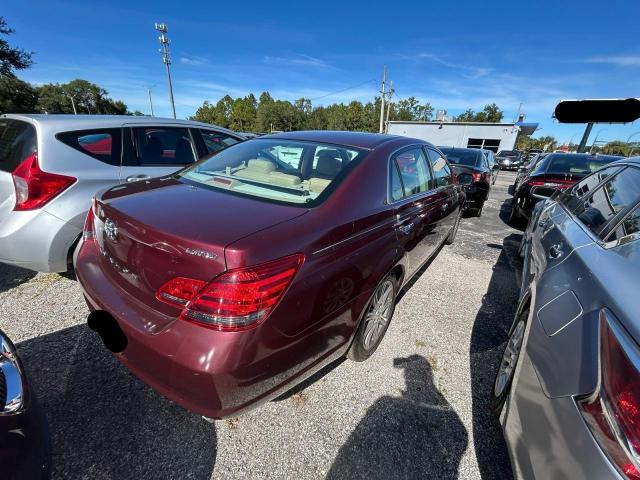 4T1BK36B48U260415 - 2008 TOYOTA AVALON XL MAROON photo 4