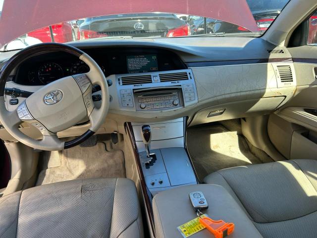 4T1BK36B48U260415 - 2008 TOYOTA AVALON XL MAROON photo 9
