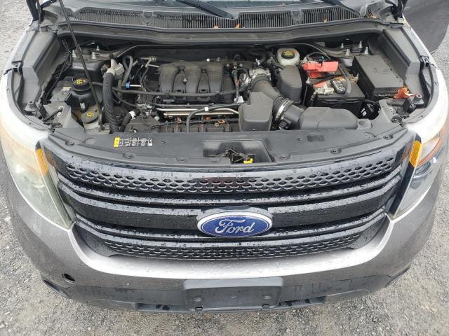 1FM5K8AR1FGC17600 - 2015 FORD EXPLORER POLICE INTERCEPTOR ნაცრისფერი ფოტო 12