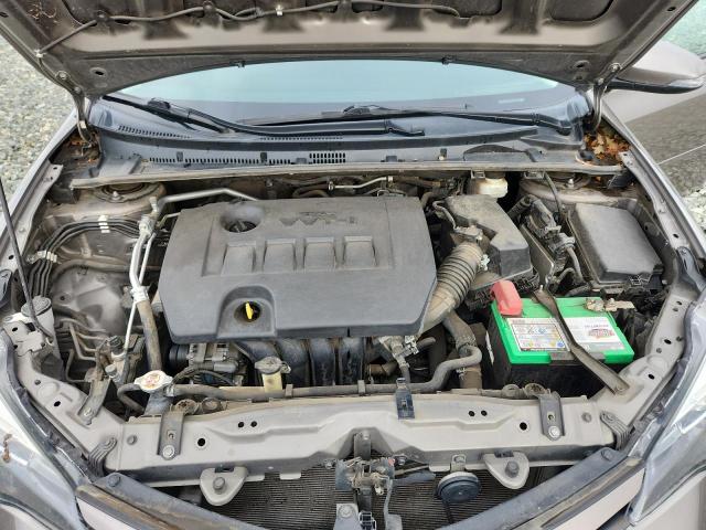 5YFBURHEXKP885642 - 2019 TOYOTA COROLLA L GRAY photo 11