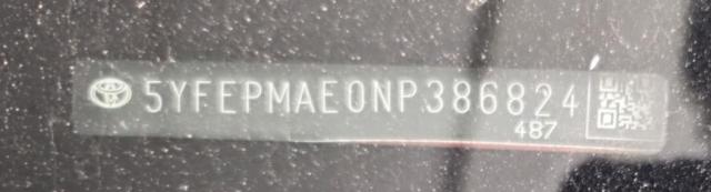 5YFEPMAE0NP386824 - 2022 TOYOTA COROLLA LE RED photo 10