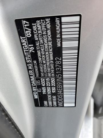 WDDSJ4EB9JN513782 - 2018 MERCEDES-BENZ CLA 250 SILVER photo 12