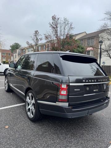 SALGV2FE9HA321838 - 2017 LAND ROVER RANGE ROVE AUTOBIOGRAPHY GRAY photo 3