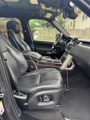 SALGV2FE9HA321838 - 2017 LAND ROVER RANGE ROVE AUTOBIOGRAPHY GRAY photo 5