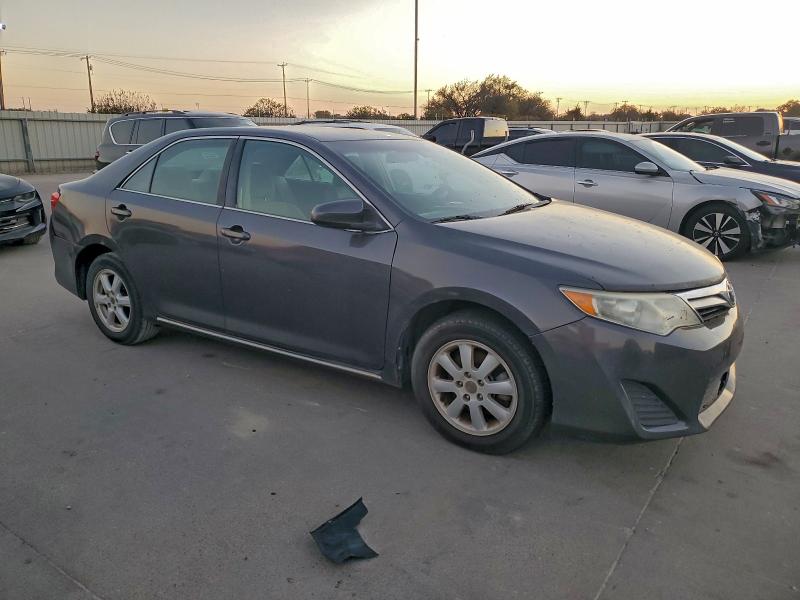 4T4BF1FK7DR278657 - 2013 TOYOTA CAMRY L GRAY photo 4