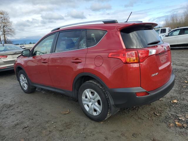 JTMBFREV0ED075832 - 2014 TOYOTA RAV4 LE RED photo 2