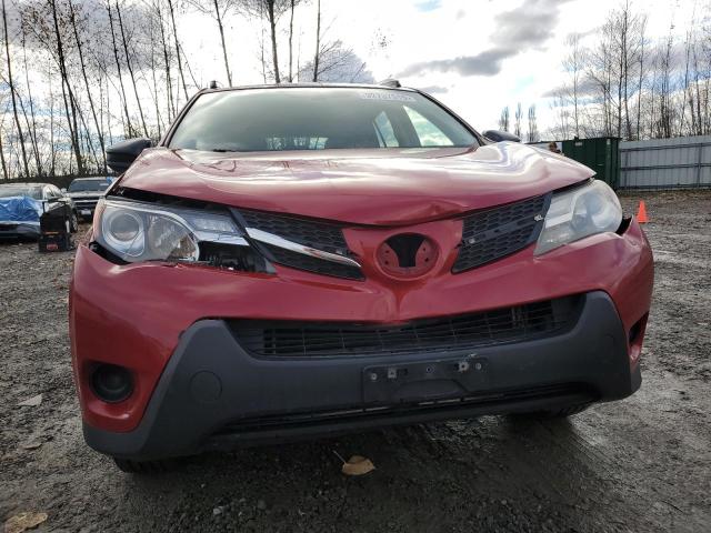 JTMBFREV0ED075832 - 2014 TOYOTA RAV4 LE RED photo 5