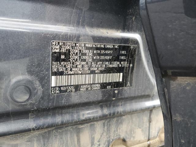 2T3RWRFV7MW122269 - 2021 TOYOTA RAV4 XLE GRAY photo 12