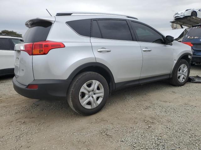 JTMZFREV7DD009811 - 2013 TOYOTA RAV4 LE SILVER photo 3