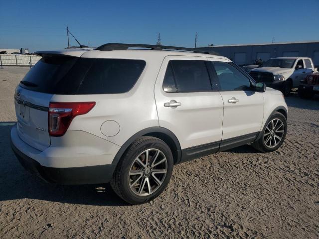 1FM5K7D85FGA02735 - 2015 FORD EXPLORER XLT თეთრი ფოტო 3