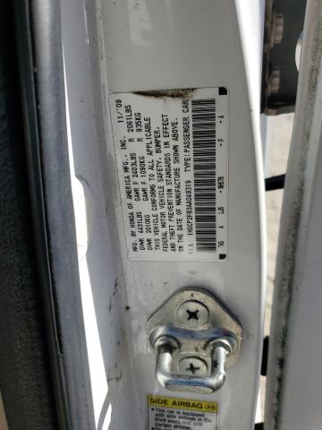 1HGCP2F83AA049319 - 2010 HONDA ACCORD EXL WHITE photo 12