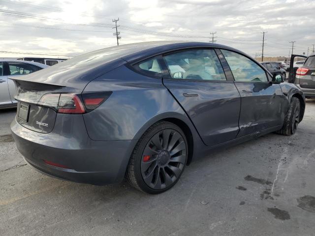 5YJ3E1EC4PF682691 - 2023 TESLA MODEL 3 Grau Foto 3