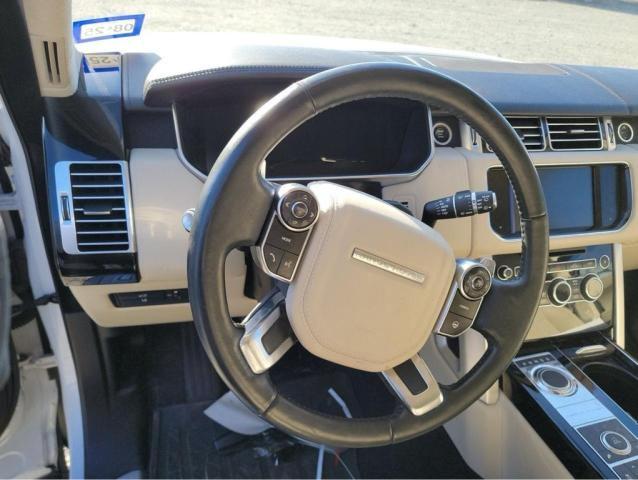 SALGV2TF8FA235382 - 2015 LAND ROVER RANGE ROVE AUTOBIOGRAPHY WHITE photo 9