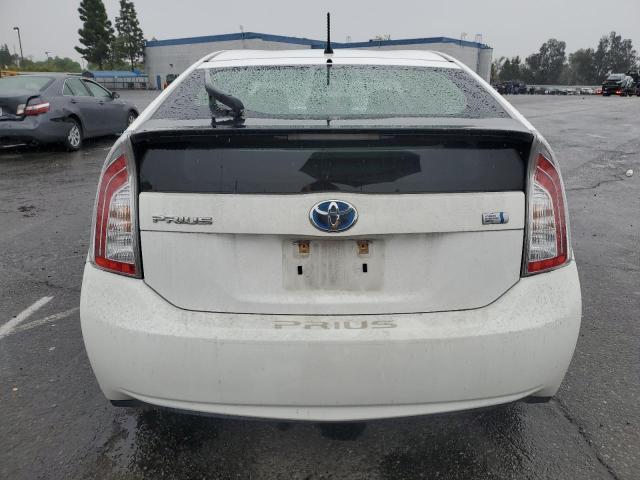 JTDKN3DU8D5676102 - 2013 TOYOTA PRIUS WHITE photo 6