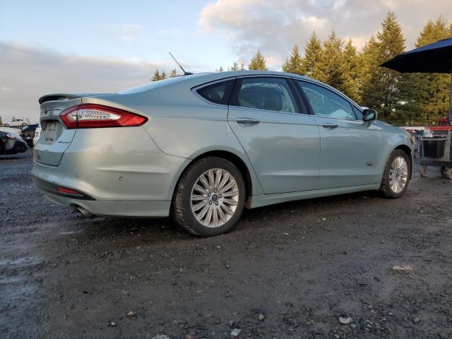 3FA6P0SU8DR247753 - 2013 FORD FUSION TITANIUM PHEV BLUE photo 3