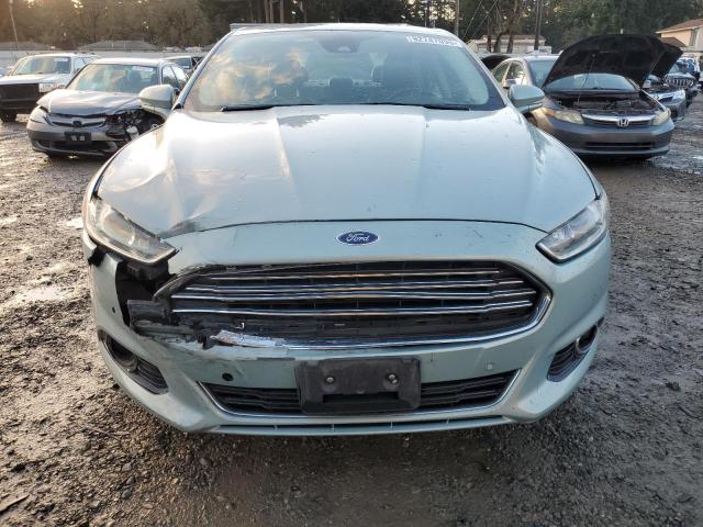 3FA6P0SU8DR247753 - 2013 FORD FUSION TITANIUM PHEV BLUE photo 5