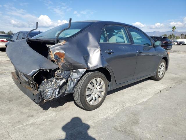 2T1BU4EE0CC806018 - 2012 TOYOTA COROLLA BASE GRAY photo 3