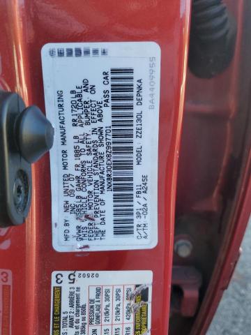 1NXBR30EX8Z997701 - 2008 TOYOTA COROLLA CE 红色 照片 12