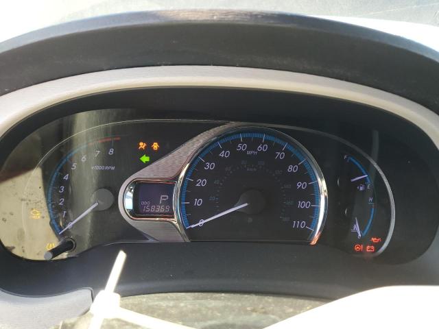 5TDDK3DC3BS015545 - 2011 TOYOTA SIENNA XLE ნაცრისფერი ფოტო 9