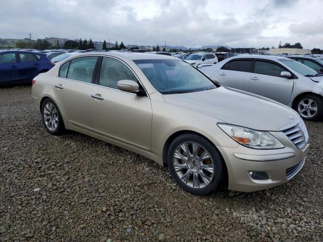 KMHGC46EX9U025053 - 2009 HYUNDAI GENESIS 3.8L BEIGE photo 4