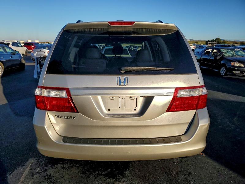 5FNRL38707B413517 - 2007 HONDA ODYSSEY EXL SILVER photo 6