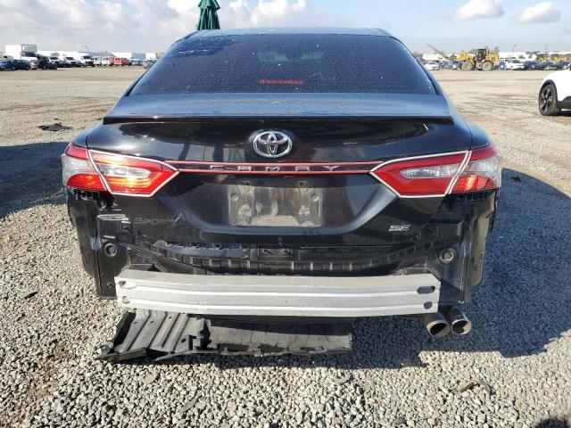 4T1B11HKXJU603593 - 2018 TOYOTA CAMRY L BLACK photo 6