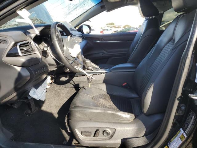 4T1B11HKXJU603593 - 2018 TOYOTA CAMRY L BLACK photo 7