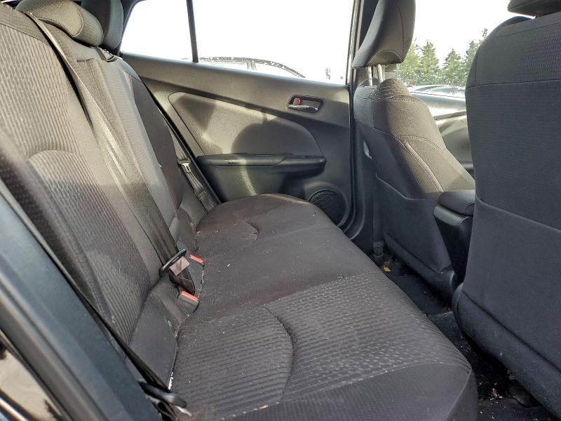 JTDKARFU5H3038886 - 2017 TOYOTA PRIUS BLACK photo 10