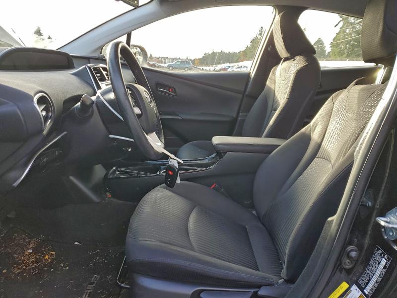 JTDKARFU5H3038886 - 2017 TOYOTA PRIUS BLACK photo 7