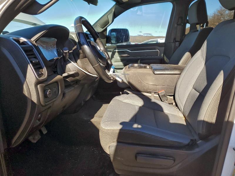 1C6RRFBG4MN522656 - 2021 RAM 1500 BIG HORN/LONE STAR WHITE photo 7